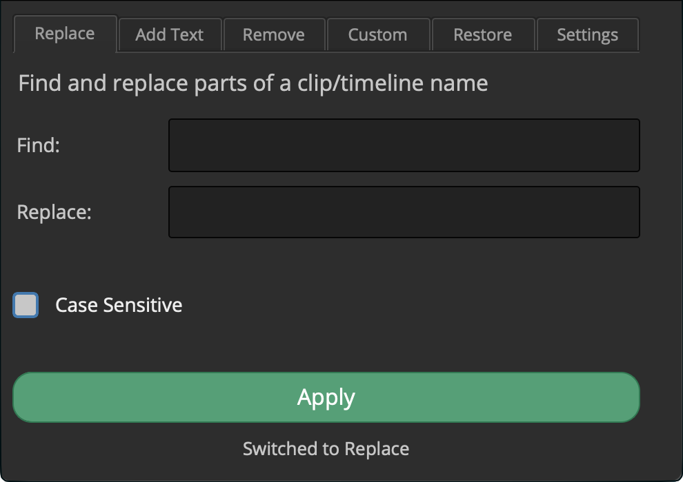 Batch Rename