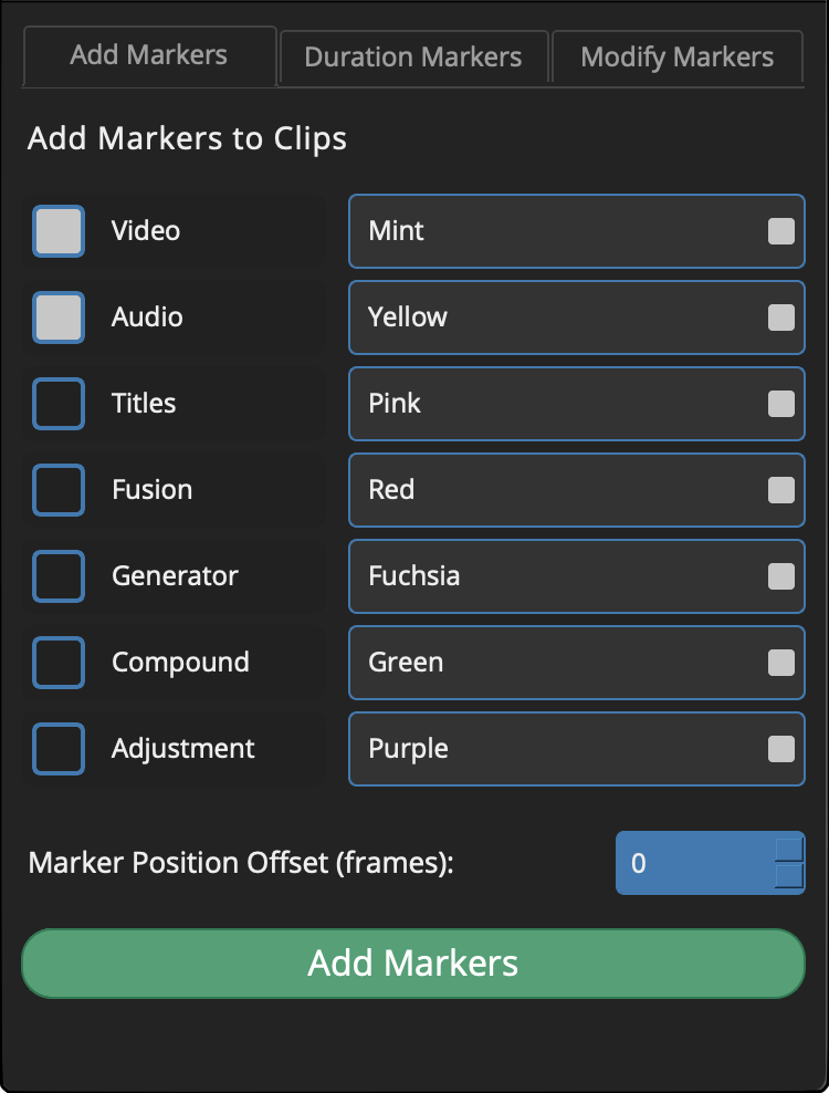 Clip Marker Tool