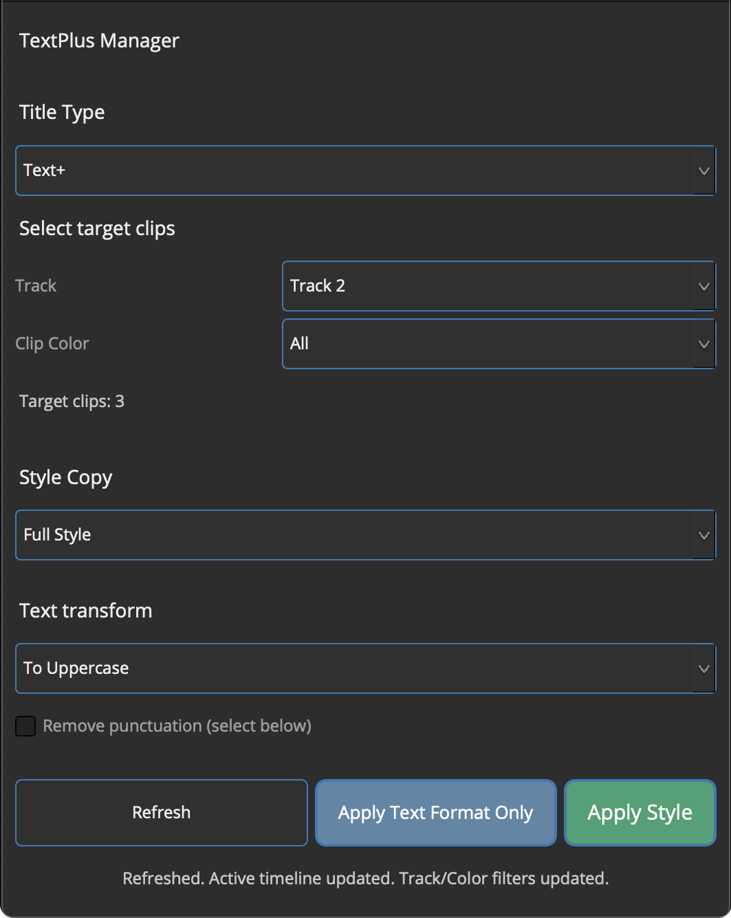 TextPlus Manager